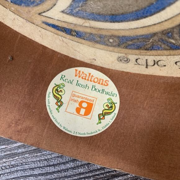 Waltons 8" Gaelic Celtic Bodhran The Abbey Tavern Ireland Irish - Picture 8 of 8